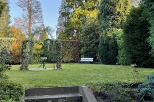 Gartenblick aus der Wohnung