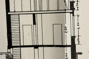 Grundriss Hintergebäude Querschnitt